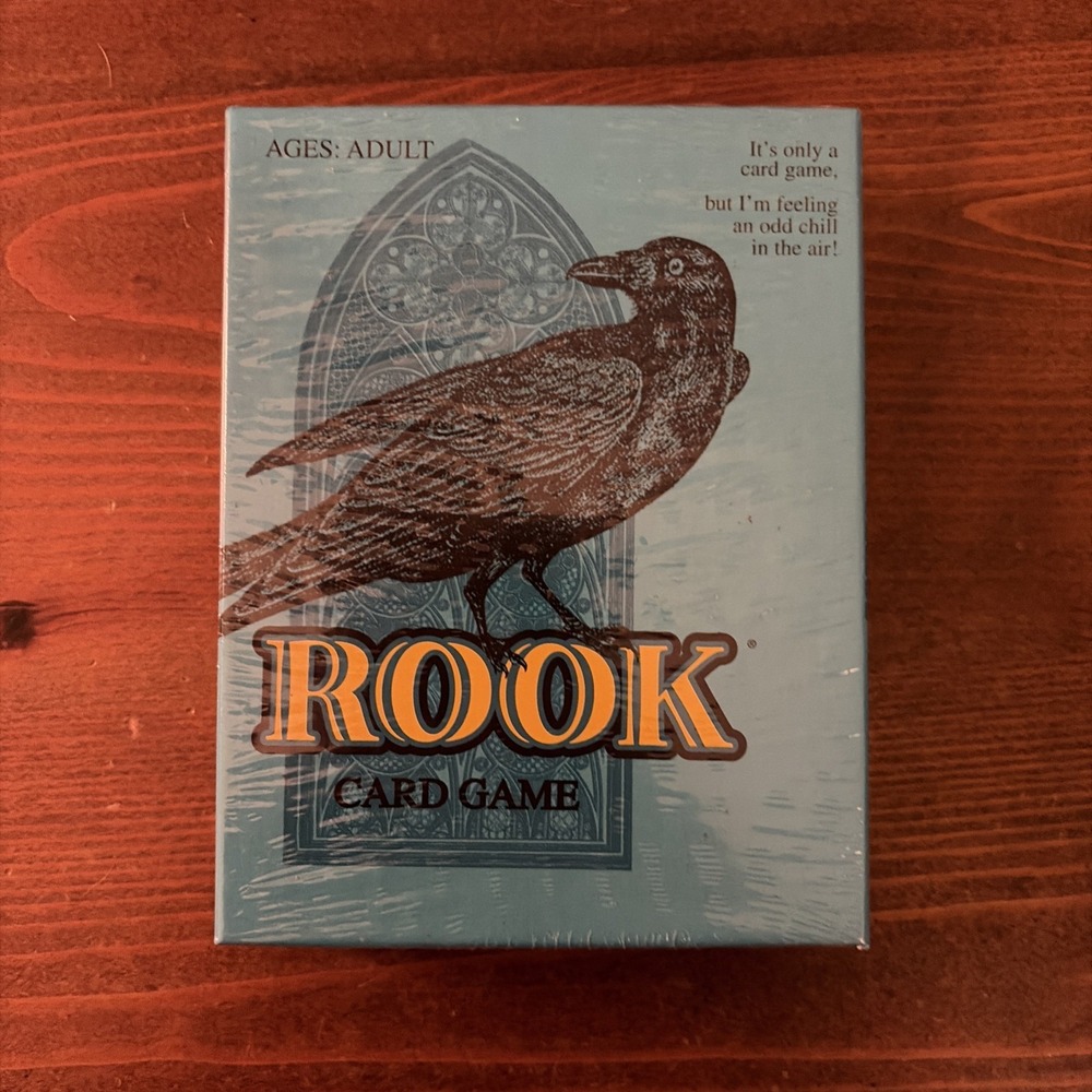 Rook Card Game Sealed Parker Brothers For Adults 2-6 Players Illustrated Rules